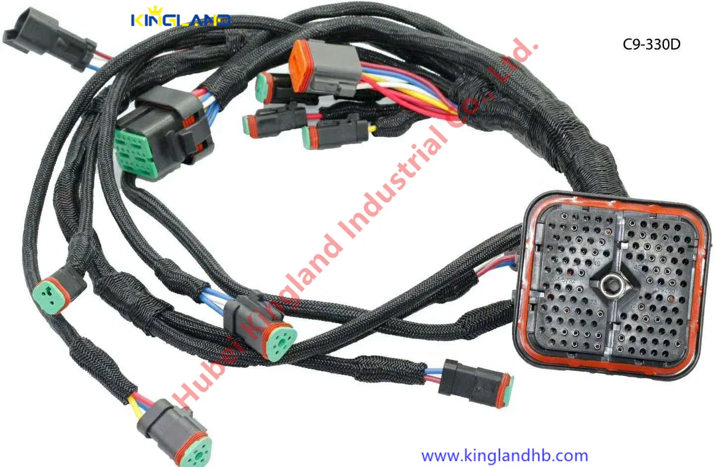 Cablaggio del cablaggio dei ricambi auto del motore diesel C9 Ecm 323