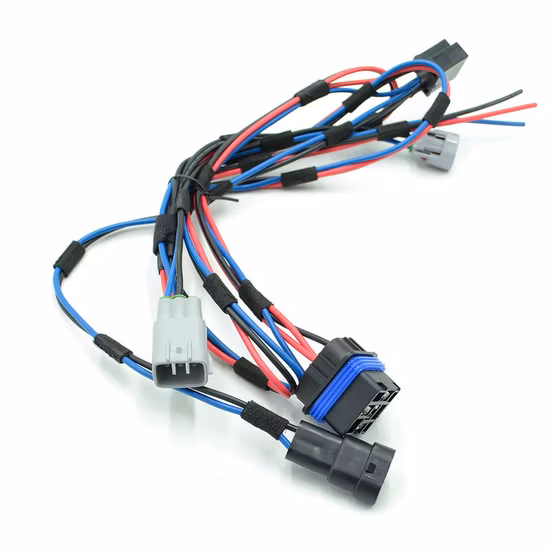 Cablaggio universale a doppia uscita per faro leggero o fuoristrada