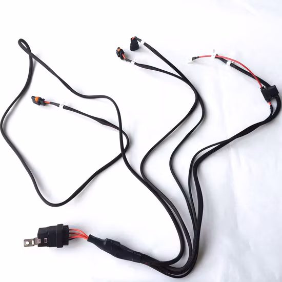 Cablaggio per camion personalizzato Moto 4 8 Pin Automobile Automobile Auto Cavo Trattore Rimorchio Escavatore Cablaggio iniettore di carburante